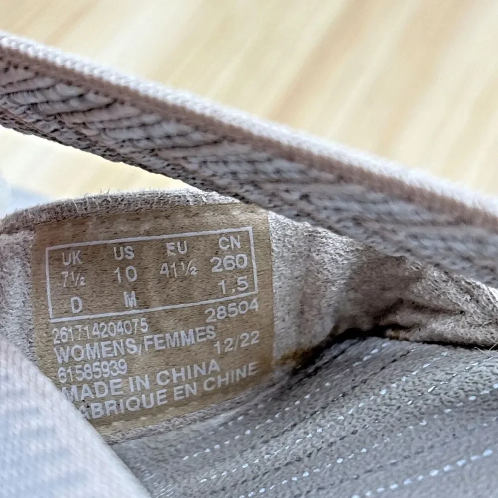 Clarks CloudSteppers Mira Isle Sand Textile Women's Sandals Size 10 Slide